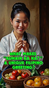 1.1M views · 21K reactions | What Makes “Kumain Ka Na?” a Unique Filipino Greeting?#FilipinoCulture #KumainKaNa #PinoyTradition #Hospitality #Malasakit #Pakikisama #Philippines #FilipinoGreetings #WarmWelcome #FoodAndCulture #fbreelsfypシ゚viral @followers @topfans @highlights | SagaSphere | Facebook