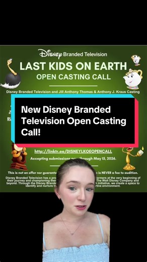 New Disney Casting Call for Branded Television Open Auditions