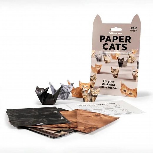 Your desk needs these!  50 pre-printed origami sheets to make feline/puppy pals—quick, cute, and perfect for breaks. #OrigamiLovers #DeskHacks #CuteGifts #PaperCrafts | Loyaltyness | Facebook