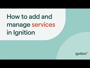 How to Add and Manage Services in Ignition