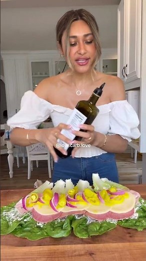 Italian Sub Unwich!! Low carb and high protein 🔥🥬