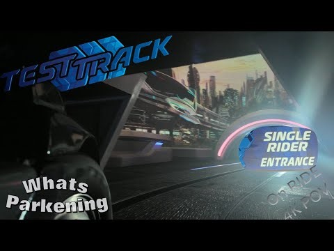Full Test Track POV in 4K - Single Rider at Epcot Disney World