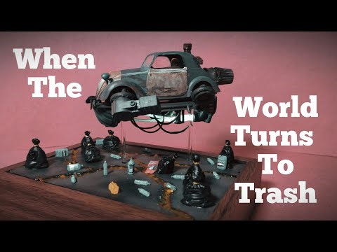 Futuristic hover car kitbash. #scratchbuild