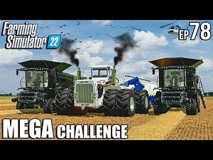 BARLEY Harvest and LOAD with IDEAL | MEGA Challenge | Farming Simulator 22 #78