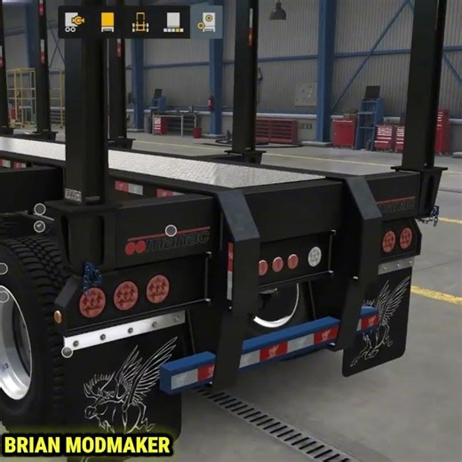 48' Manac Logging trailer - Mod ATS
