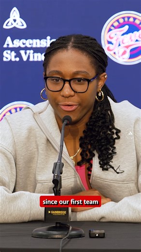 We over me 💯 Aliyah Boston breaks down the team’s motto. | Indiana Fever