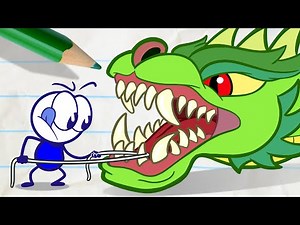 Pencilmate and His Pet Dragon!! - New Pencilmation Cartoons