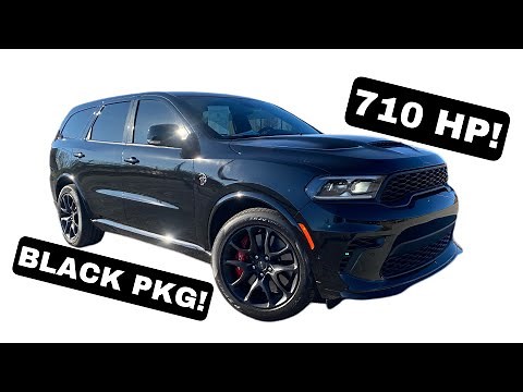2023 Dodge Durango SRT Hellcat BLACK AWD 6.2 Supercharged V8 POV Test Drive & Review