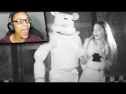 Five Nights at Freddy's In Real Life REACTION || FNAF IN REAL