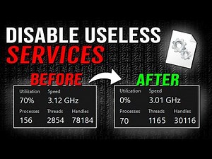Disable UNWANTED PROCESSES on WINDOWS for BETTER GAMING 📈