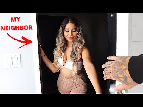 HOT NEIGHBOR COMES OVER! *First Day Being Single*