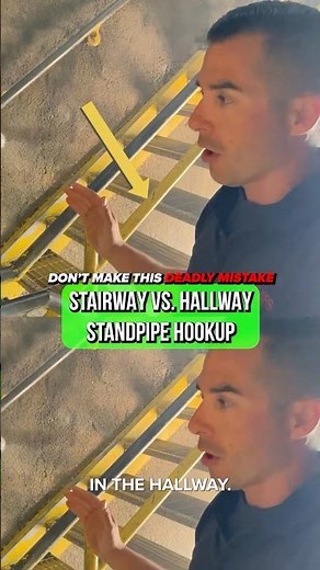 Which standpipe should you choose in a high rise fire? #firefighting #firefighter