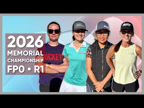 2026 Memorial Championship • FPO Round 1 • Ohn Scoggins • Violet Main • Kona Montgomery • Jen Allen