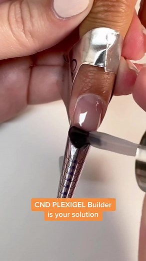 Achieve Long Natural Nails with CND PLEXIGEL Builder