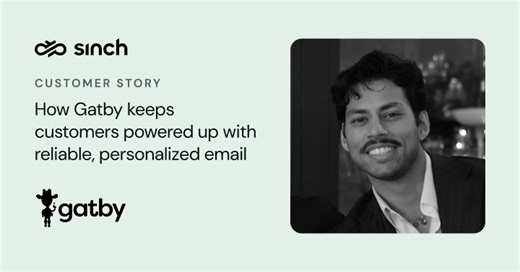 How Gatby keeps customers powered up with reliable, personalized email - Sinch