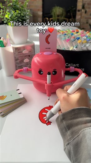 Doodle Bot on Instagram: "Imagine surprising a kiddo with this. ❤️🥹 #kidstoys #satisfyingcoloring #coloring #viralproducts"