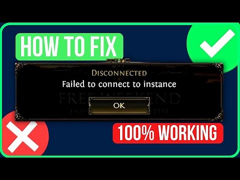 PoE 2 Failed to Connect to Instance PC [FIXED]