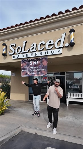 Chula Vista Barbershop on Instagram: "Haircut promo!! $30 haircuts Monday- Wednesday walk ins only! We are excited to see you guys soon 🫡"