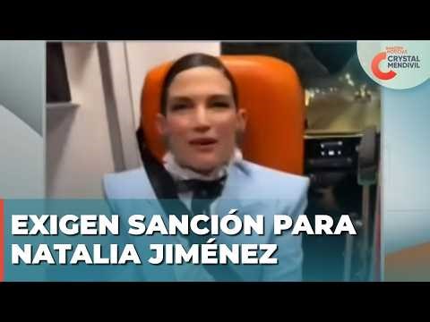 Critican a Natalia Jiménez por usar una ambulancia para llegar a fiesta de Carlos Rivera | Crystal
