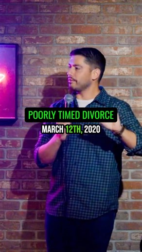 Poorly Timed Divorce | Comedian Adam Mamawala
