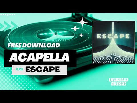 Escape - Kx5 | Studio Acapella (Vocals Only) [FREE DOWNLOAD]