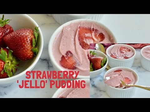 Strawberry 'Jello' Pudding (Paleo, AIP, Keto)