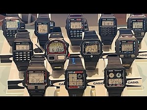 A look at old rare 1980s casio watches