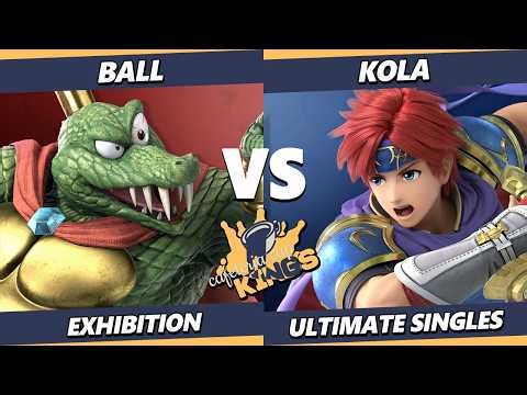Cafeteria Cup Kings EXHIBITION - Kola (Roy, Cloud, ROB) Vs. Ball (King K Rool) Smash Ultimate - SSBU