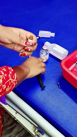 Pulling Distilled Water Mix Injection 😱💉#shorts