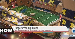 Gingerbread Big House a big hit with U of M fans