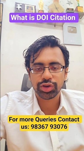 What is DOI Citation? Learn How to Use Digital Object Identifier in Research #DOI #Citation #Shorts