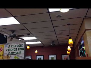 Regency ceiling fans at subway.