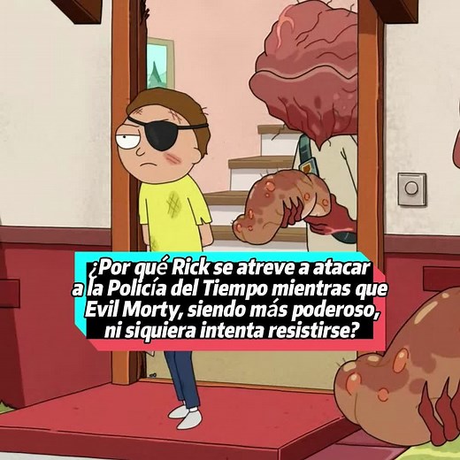¿Por qué Rick se atreve a atacar a la Policía del Tiempo, mientras que Evil Morty, siendo más poderoso, ni siquiera intenta resistirse?#tiktokcomfortwatchcontest#rickandmorty#rickandmortyseason9#cartoon#usa
