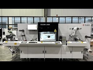 [2024 New Design] Roll to Roll Laser Label Die Cutting Machine LC350 - Golden Laser