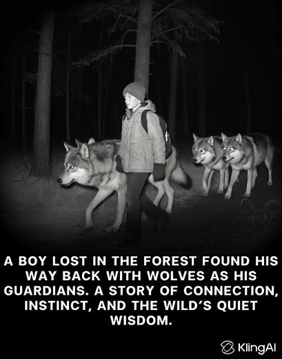 Lost In The Woods With Wolves As Friends