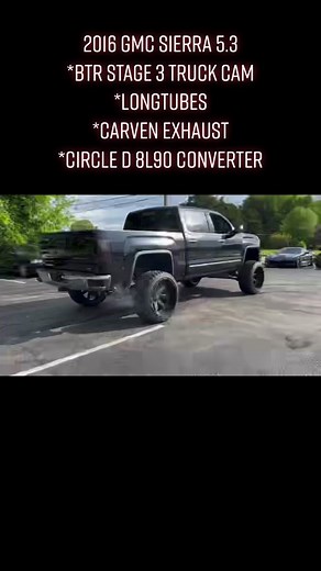 Idle from a 2016 GMC Sierra 5.3 with a BTR Stage 3 L83 Truck Cam, Longtubes, and Carven Exhaust. Remote tuned by me. #GMC #Sierra #Cammed #BrianTooleyRacing #Chop #Idle #Carven