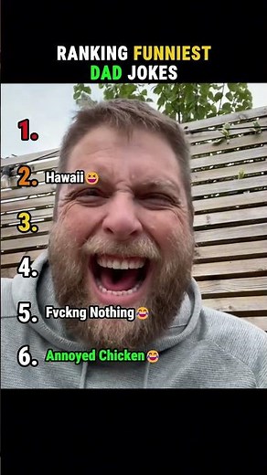 Ranking Funniest Dad Jokes #funny #dadjokes #ranking