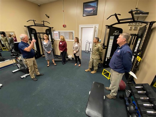 AFMC command team visits Robins AFB