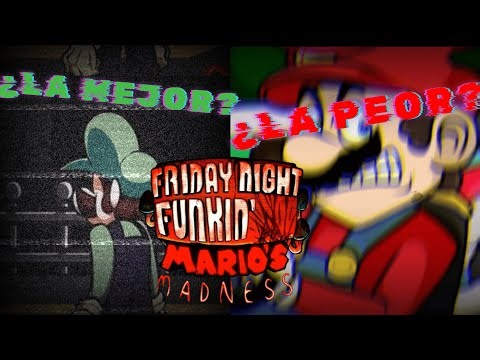 De LA PEOR a LA MEJOR CANCION DE FNF: MARIO MADNESS