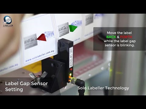 Fool-proof Label Gap Sensor Setup for the First Time