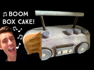 This Cake is BANANAS! Boom Box Cake Celebrity Sweets