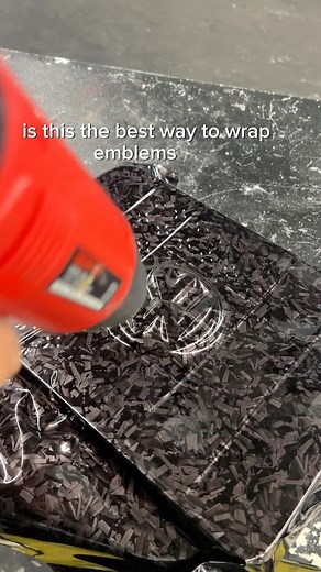 33K views · 12 reactions | How do you wrap your emblems?? | Aura Premium Vinyl Wrap | Facebook