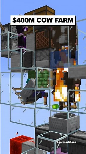 AFK Looting Cow Farm | Donut SMP #shorts