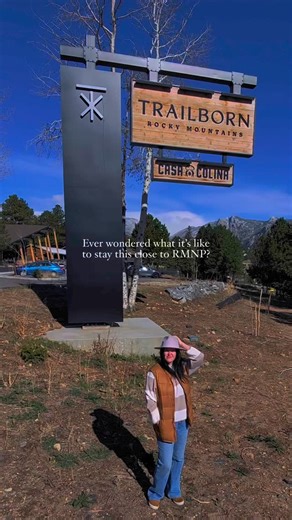 Elena • Colorado Lifestyle & Travel visual creator on Instagram: "@trailborn_rockymountains — your basecamp for exploring Estes Park and Rocky Mountain National Park. Minutes from RMNP’s main entrance, downtown Estes Park, and just a short drive from the historic Stanley Hotel, Trailborn is the perfect place to stay if you’re chasing both trails and town life. Spacious rooms with all the essentials, Casa Colina restaurant (@eatcasacolina ) with great margs, steak tacos and desserts, gorgeous pro
