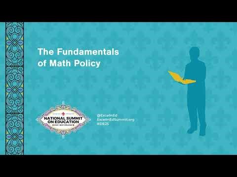 The Fundamentals of Math Policy
