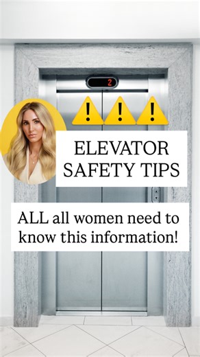 ⚠️ ELEVATOR SAFETY TIPS EVERY WOMAN NEEDS TO KNOW! (And share!) The information in this video can save your life. Elevators are one of those places where you can feel safe… until you’re not. Awareness in these moments is everything. These tips will help you stay alert, trust your instincts, and know exactly what to do if something ever feels off. This isn’t about fear, it’s about empowerment. When your gut speaks, listen. It’s your body’s built-in warning system. Please share this video with eve