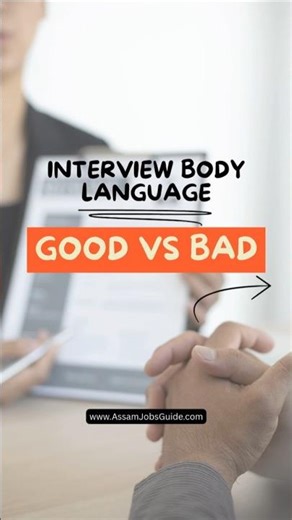 Interview Body Language: Good vs Bad #interviewbodylanguage #interviewtips #jobinterview #careertips