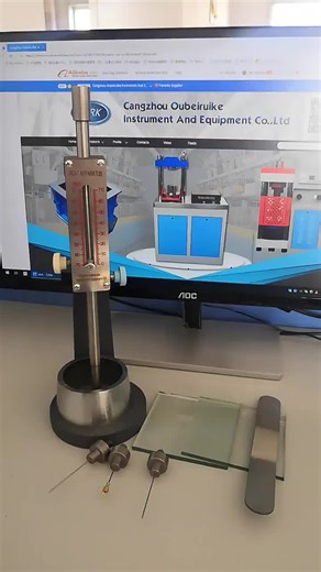 Cimento Consistência Vicat Test Apparatus e Setting Time Meter