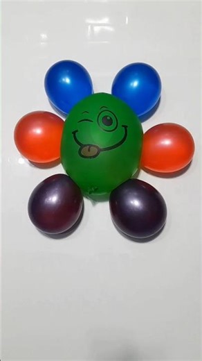 ASMR Satisfying and relaxing | Colorful Balloon popping Reverse #asmr #satisfying