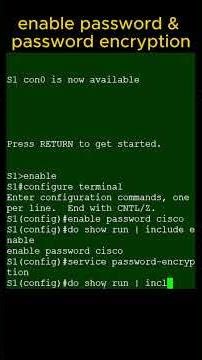 enable password | Cisco TIPS #Cisco #CCNA #NetworkSecurity #CiscoCommands #NetworkingShorts #cisco
